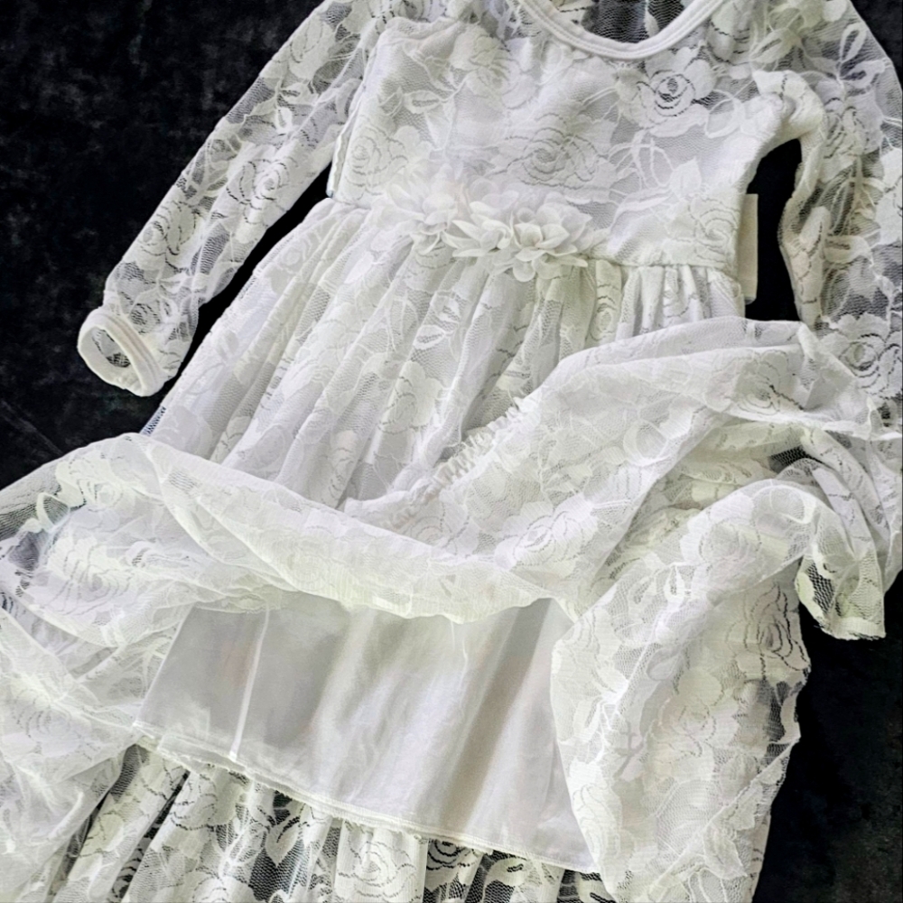 White lace dress for Toddler Girl